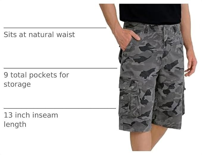Camouflage Cargo Shorts image 2